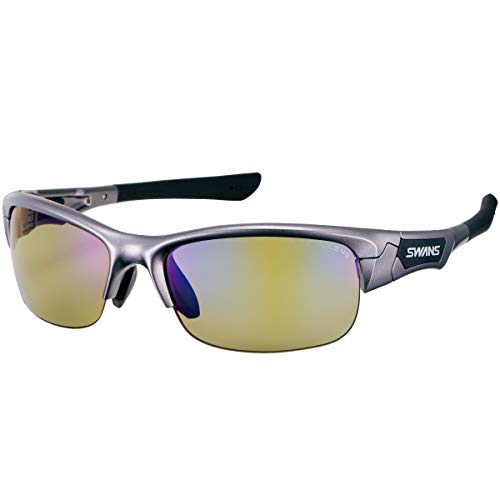 New [Swans] Sports Polarized Sunglasses Spring Box SPB-0168 GMR Mat Gun  !