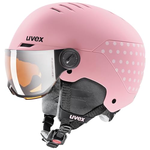 New uvex Kids Ski Snowboard Visor Helmet Matte Color Dial Size Adjustmen !