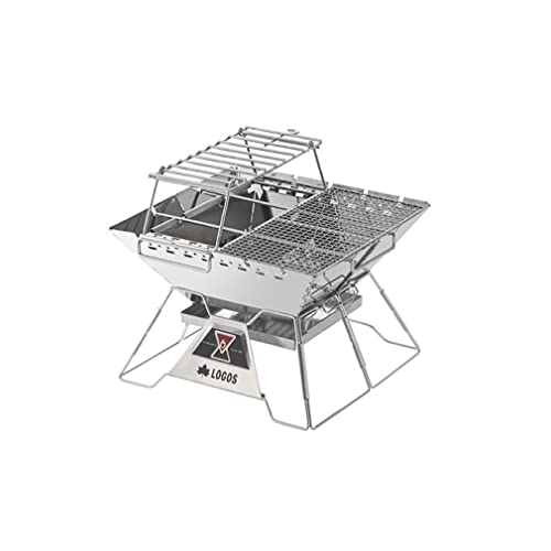 New LOGOS BBQ Grill Stove The Pyramid TAKIBI L Complete (81064166)�yJapan !