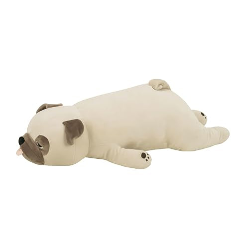 New Livheart Body Pillow Premium Nemunemu Animals Hana the Pug Large Siz !