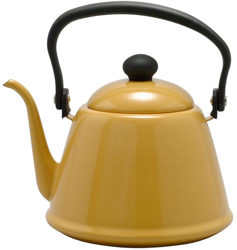 New Nodahoro Drip Kettle  0.6 gal (2 L)  Enamel  Gas Fire/Induction Comp !