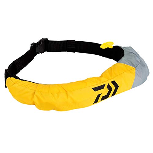 New Daiwa Inflatable Life Jacket Waist Type Automatic/Manual Inflation M !
