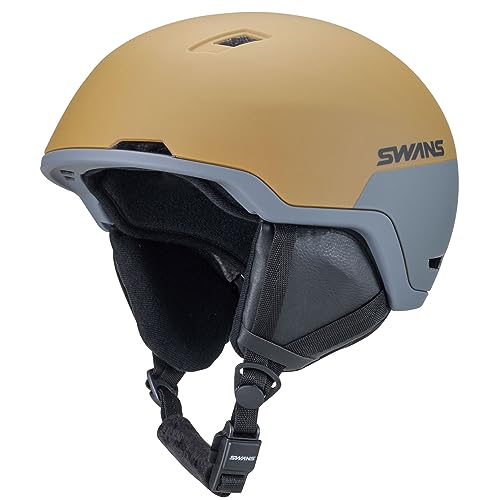 New SWANS Ski Snowboard Helmet for Adults HSF-241 P1 BR/SM Brown x Smoke !