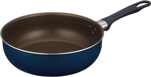 New Thermos Durable Series Frying Pan 24cm Navy Gas Fire Only KFI-024D N !