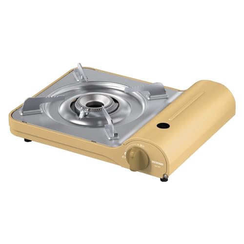 New Iris Ohyama IGC-E1-YYE Cassette Stove  Aluminum  Smoke Yellow  Outdo !