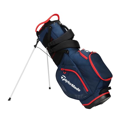 New Taylor Made (Taylor Made) Professional Stand Bag Navy/Red Men's Cadd !