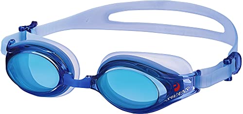 New SWANS Swans Japanese made swimming goggles SW-30MPAF NBL Navy x Flas !