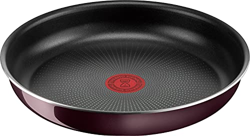 New T-fal L43905 Ingenio Neo Vintage Bordeaux Intense Frying Pan  Remova !