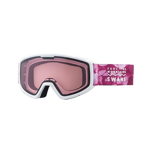 New [Swans] Children's Snow Goggles 140-DH P1 L/W Pink Ski Snowboard Ant !