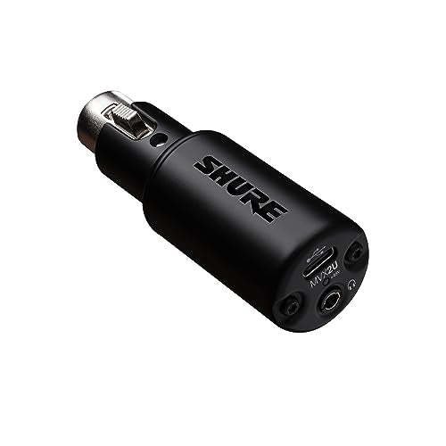New Shure MVX2U XLR-to-USB Digital Interface with Headphone Jack  Integr !
